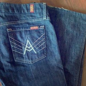 7 for all mankind jeans with Swarovski crystals